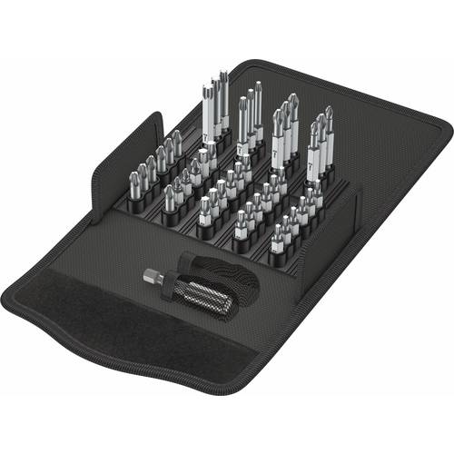 Thumbnail - Wera Bit-Safe 43 Universal 1 05057450001 Bit-Set 43teilig Kreuzschlitz Pozidriv, Kreuzschlitz Phillips, Innen-TORX Torsi...