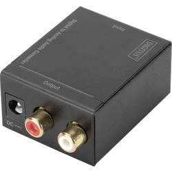 Audio konvertor koaxiál, Toslink zásuvka (ODT) ⇔ cinch zásuvka Digitus DS-40133 DS-40133