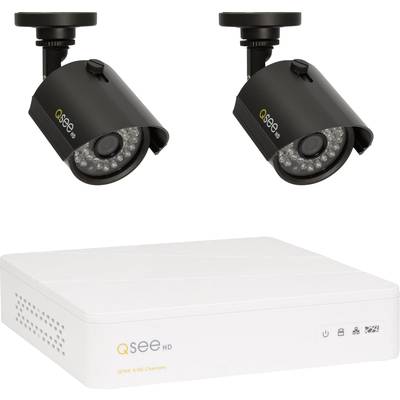 Q-See  QTH4-2Z3-1 AHD Überwachungskamera-Set 4-Kanal mit 2 Kameras 1280 x 720 Pixel  1 TB