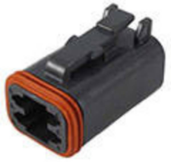 TE Connectivity DT06-4S-CE02 Rundstecker Buchse, gerade Gesamtpolzahl: 4 Serie (Rundsteckverbinder): DT 1 St.