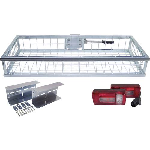 Berger & Schröter Heckträger Fietsenrekken verzinkt met verlichting 31437 (B x H x T) 105 x 16 x 45 cm Verzinkt