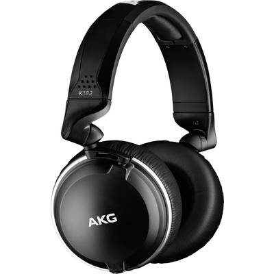 AKG Harman K182 Studio  Over Ear Kopfhörer kabelgebunden  Schwarz  Faltbar