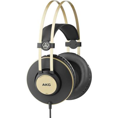 AKG Harman K92 Studio  Over Ear Kopfhörer kabelgebunden  Schwarz, Gold  