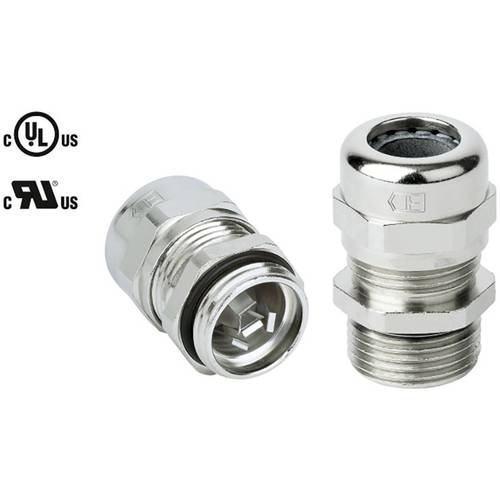 Jacob 50.620 M/EMVD Kabelverschraubung EMV, mit Zugentlastung M20 Messing Messing 1 St.