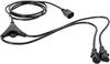 HAWA 1008272 Kaltgeräte Y-Kabel Schwarz 2.35 m