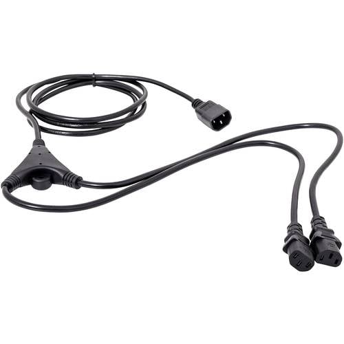 HAWA 1008273 Kaltgeräte Y-Kabel Schwarz 5.00 m