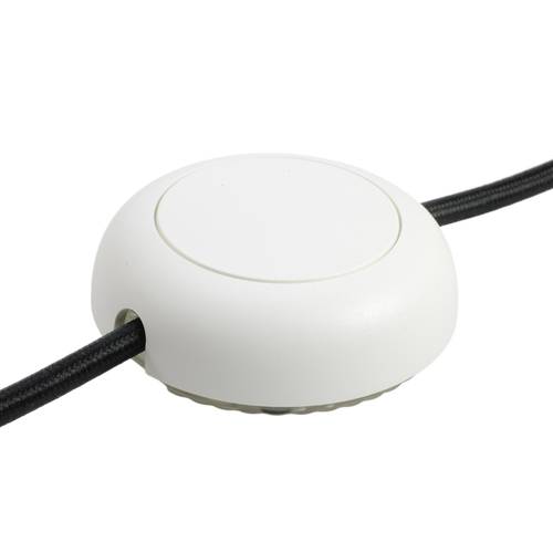 interBär 8124-008.01 LED-Schnurdimmer mit Schalter Weiß 1 x Aus/Ein Schaltleistung (min.) 5 W Schaltleistung (max.) 150 ...