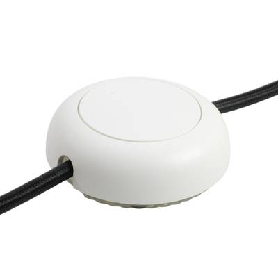interBär 8124-008.01 LED-Schnurdimmer mit Schalter Weiß 1 x Aus/Ein  Schaltleistung (min.) 5 W Schaltleistung (max.) 150