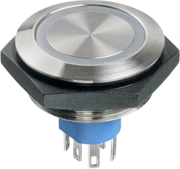 APEM AV57022000074BK AV57022000074BK Vandalismusgeschützter Drucktaster 30 V/DC 1 A 1 x Aus/(Ein) tastend Weiß (Ø x H) 36 mm x 24 mm IP67 1 St.