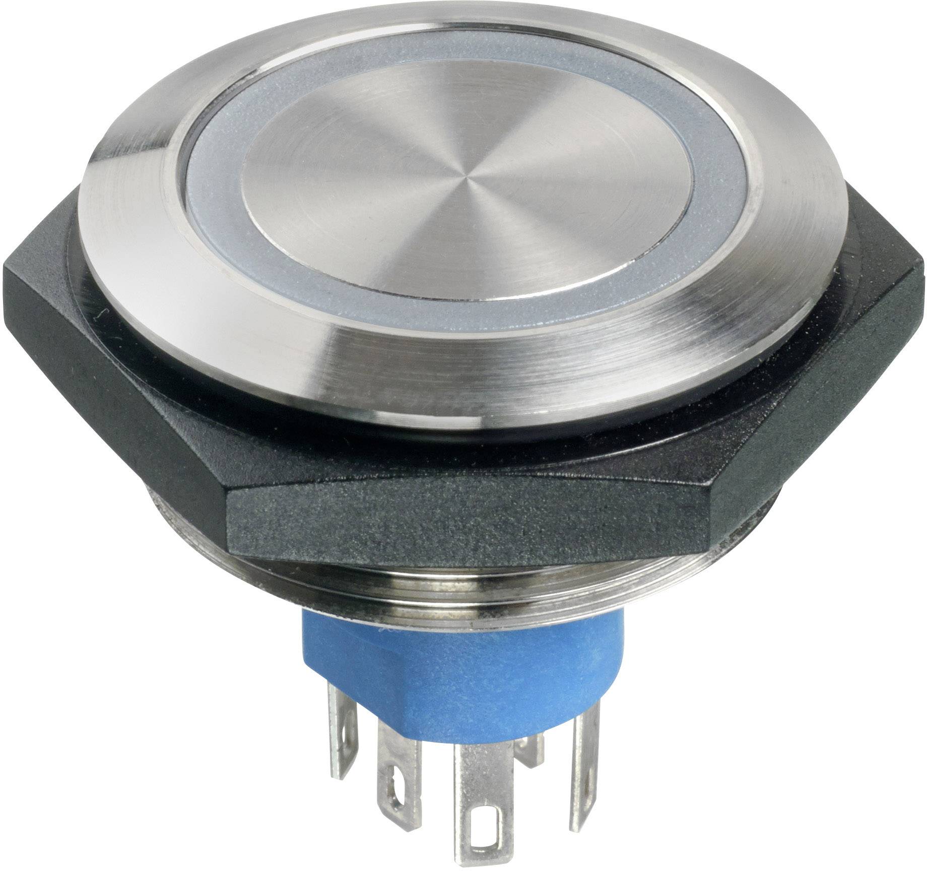 APEM AV57022000074BK AV57022000074BK Vandalismusgeschützter Drucktaster 30 V/DC 1 A 1 x Aus/(Ein) tastend Weiß (Ø x H) 3