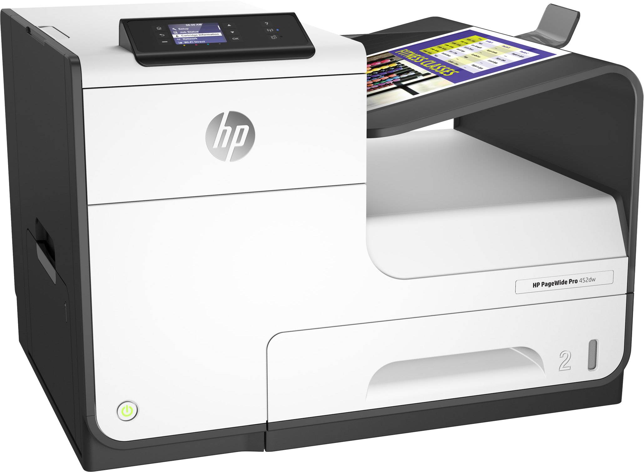 HP PageWide Pro 452dw - Drucker - Farbe - Duplex - seitenbreite Palette - A4/Legal - 1200 x 1200 dpi - bis zu 55 Seiten/-3