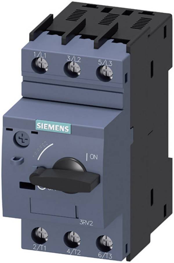Siemens 3RV2011-1AA10 Leistungsschalter 1 St. Einstellbereich (Strom): 1.1 - 1.6 A Schaltspannung (max.): 690 V/AC (B x H x T) 45 x 97 x 97 mm