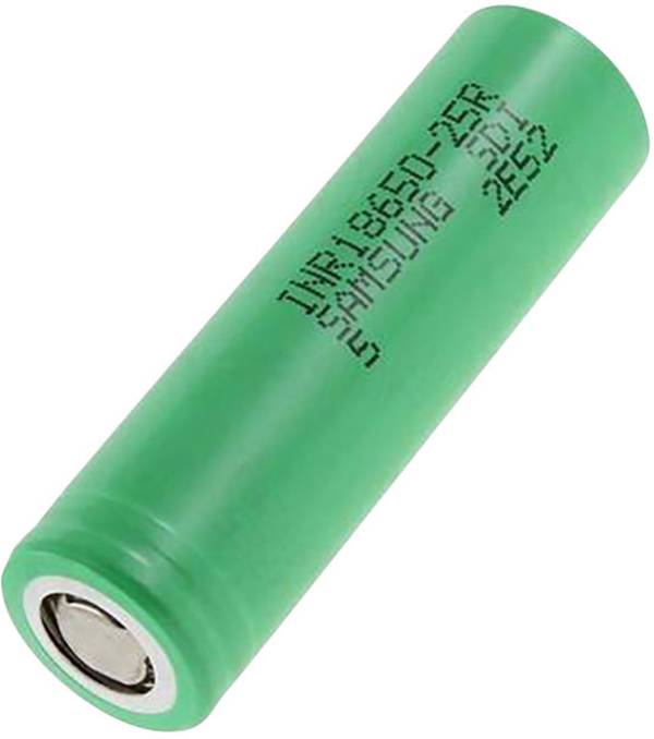 Samsung NR18650-25R Spezial-Akku 18650 hochstromfähig, hochtemperaturfähig, Flat-Top Li-Ion 3.6 V 2500 mAh 1 St.