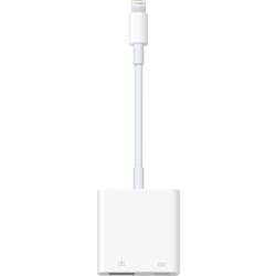 USB kábel Apple MK0W2ZM/A, biela
