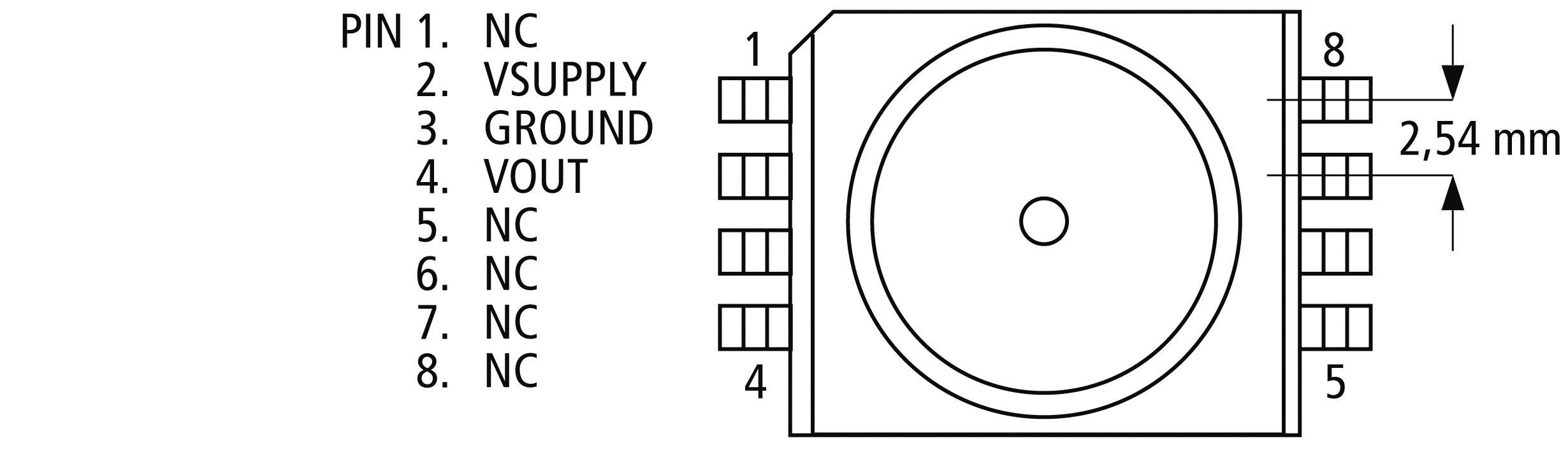 NXP Semiconductors MPXA4100A6U Drucksensor 1 St. 20 kPa bis 105 kPa SMD-1