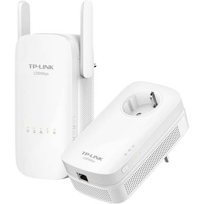 TP-LINK TL-WPA8630 KIT V2 - Powerline Adapter - 3-Port-Switch - GigE, HomePlug AV (HPAV)-0