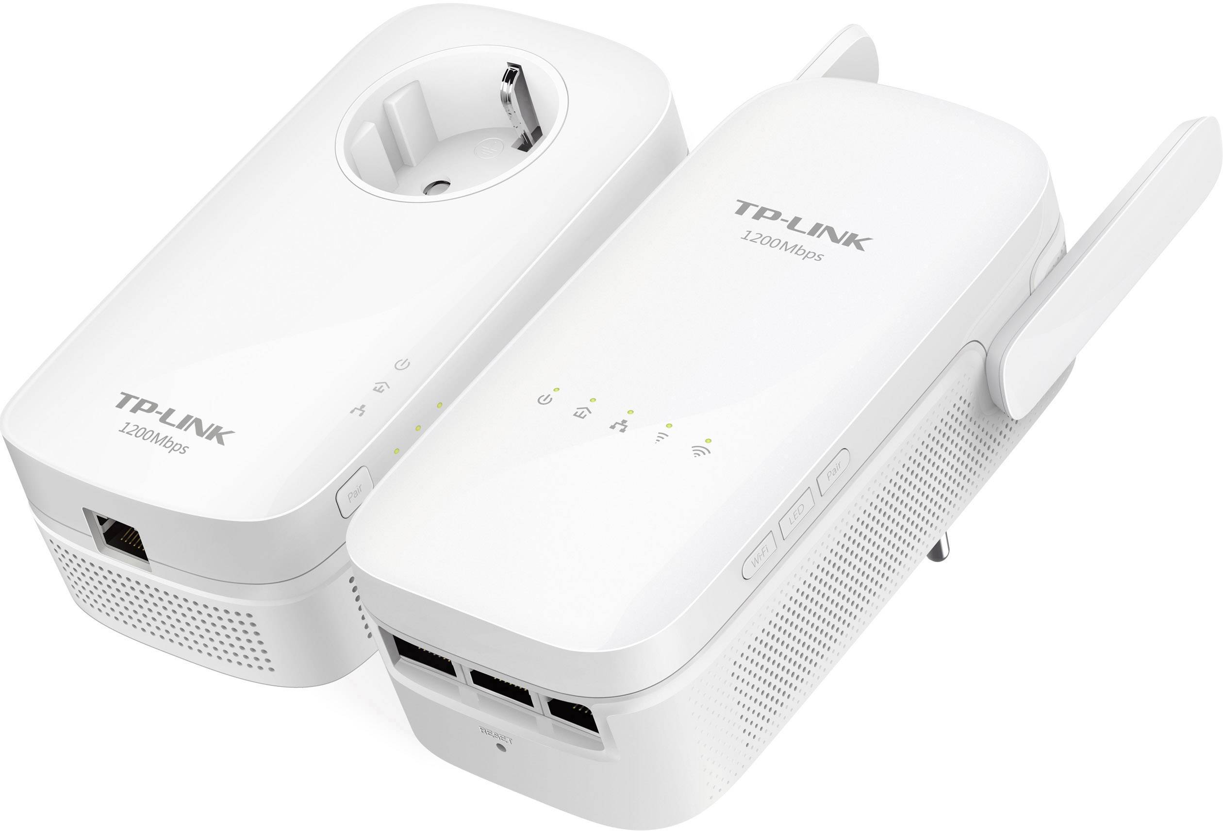 TP-LINK TL-WPA8630 KIT V2 - Powerline Adapter - 3-Port-Switch - GigE, HomePlug AV (HPAV)-1