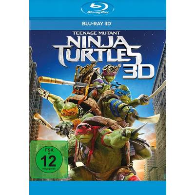 blu-ray 3D Teenage Mutant Ninja Turtles Blu-ray 3D FSK: 12