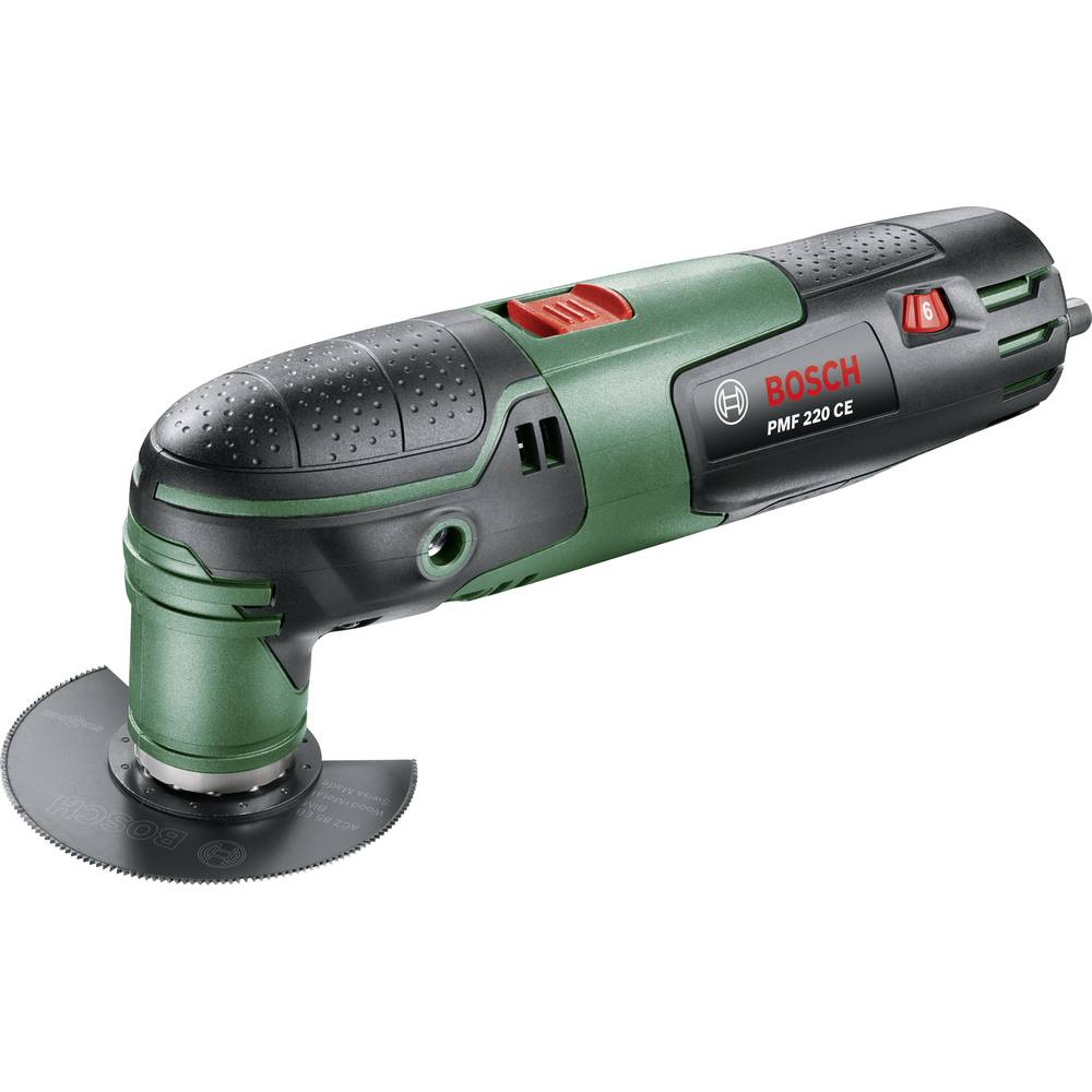 Bosch Home and Garden PMF 220 CE 0603102000 Multifunctioneel gereedschap Incl. accessoires, Incl. koffer 12-delig 220 W