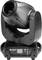 Schwarzer Movinghead-Strahler mit digitalem Display und Bedienelementen, geeignet für Bühnenbeleuchtung.