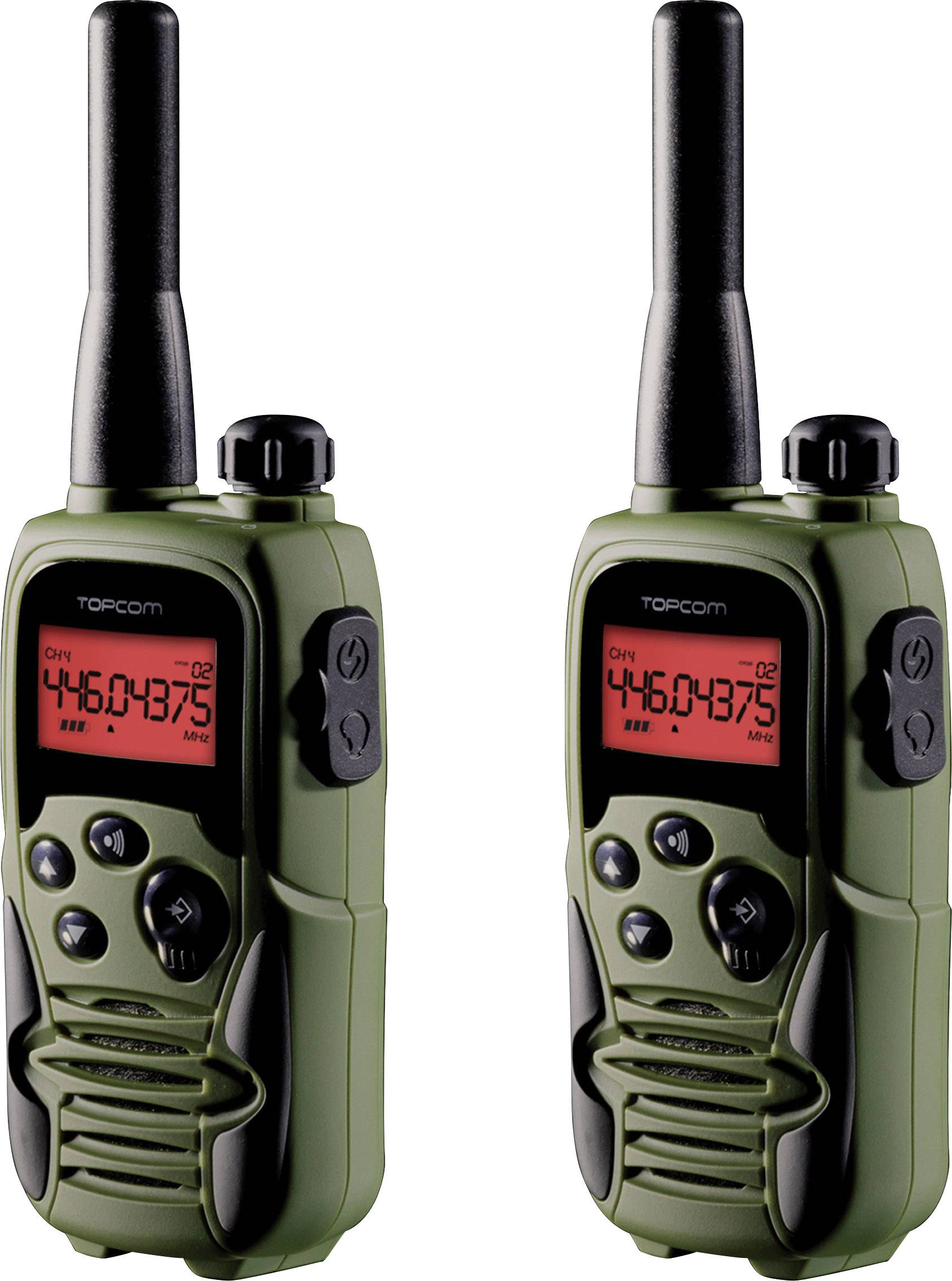 TOPCOM Twintalker 9500 Airsoft Edition - Tragbar - Two-Way Radio - PMR - 8 Kanäle (Packung mit 2)
