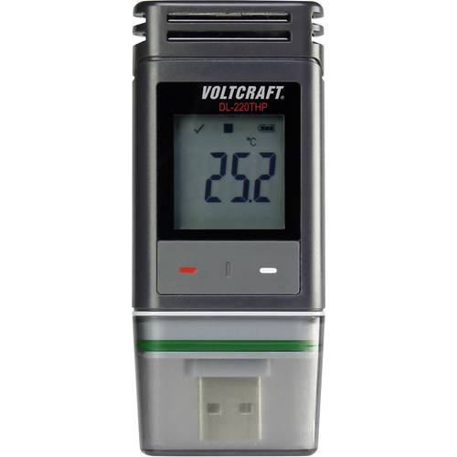 VOLTCRAFT DL-220THPISO1 DL-220THP Temperatur-Datenlogger, Luftfeuchte-Datenlogger, Luftdruck-Datenlogger kalibriert (ISO...