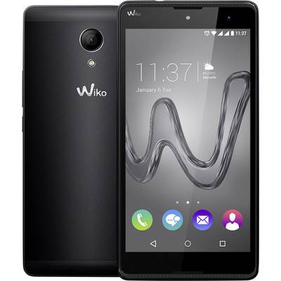 WIKO Robby Smartphone  16 GB 14 cm (5.5 Zoll) Schwarz Android™ 6.0 Marshmallow Dual-SIM