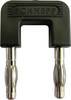 Schnepp 19/4sw Kurzschlussstecker Schwarz Stift-Ø: 4 mm Stiftabstand: 19 mm 1 St.