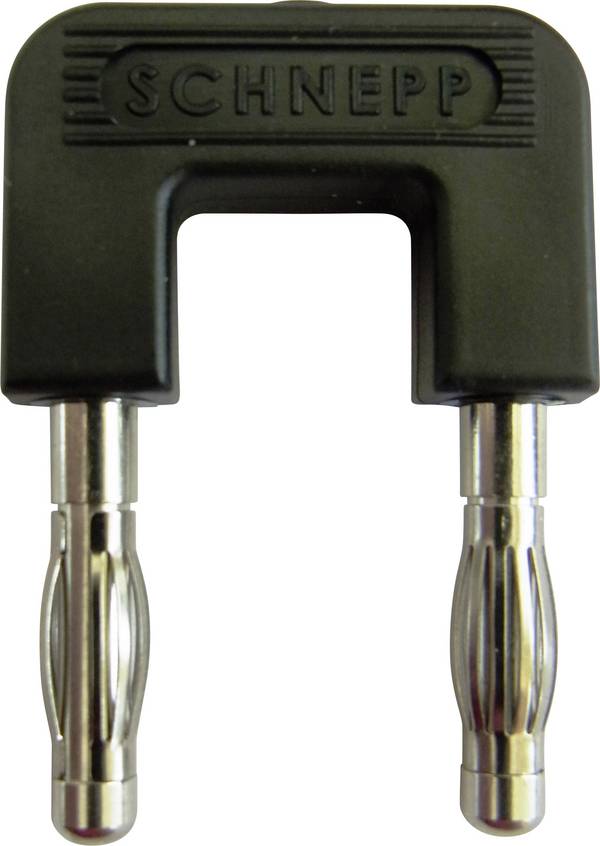 Schnepp 19/4sw Kurzschlussstecker Schwarz Stift-Ø: 4 mm Stiftabstand: 19 mm 1 St.