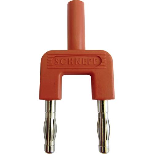Schnepp 19/4mB/rt Kurzschlussstecker Rot Stift-Ø: 4 mm Stiftabstand: 19 mm 1 St.