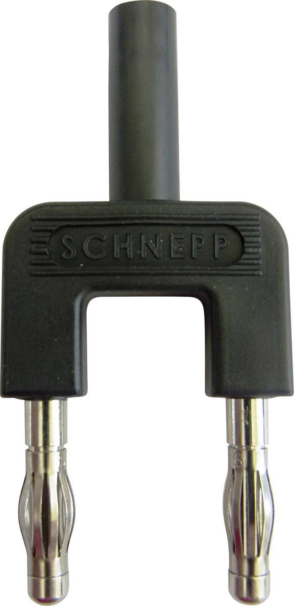 Schnepp 19/4mB/sw Kurzschlussstecker Schwarz Stift-Ø: 4 mm Stiftabstand: 19 mm 1 St.