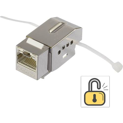 RJ45-Einbaumodul mit Verriegelungsfunktion Keystone CAT 6 Renkforce KSV10