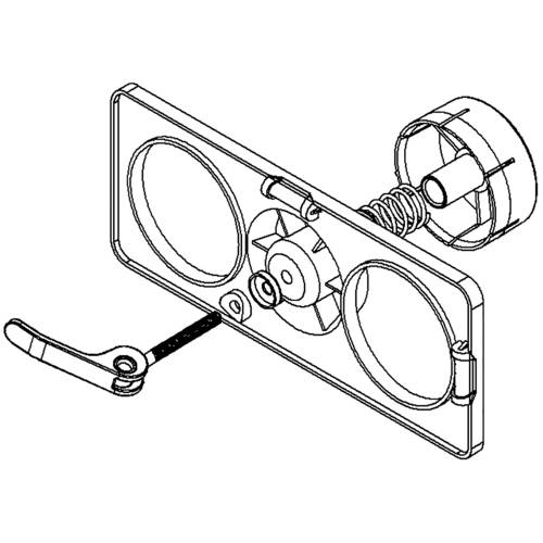 PRIMO P102 Bohrschablone Hohlwanddose 1 St.