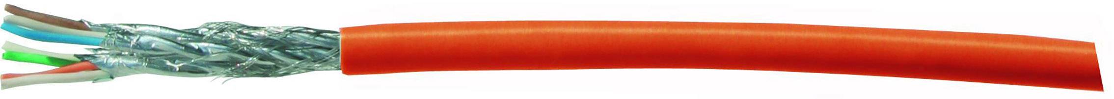 KASH Netzwerkkabel CAT 7 S/FTP 4 x 2 x 0.25 mm² Orange Kash 70I097 Meterware