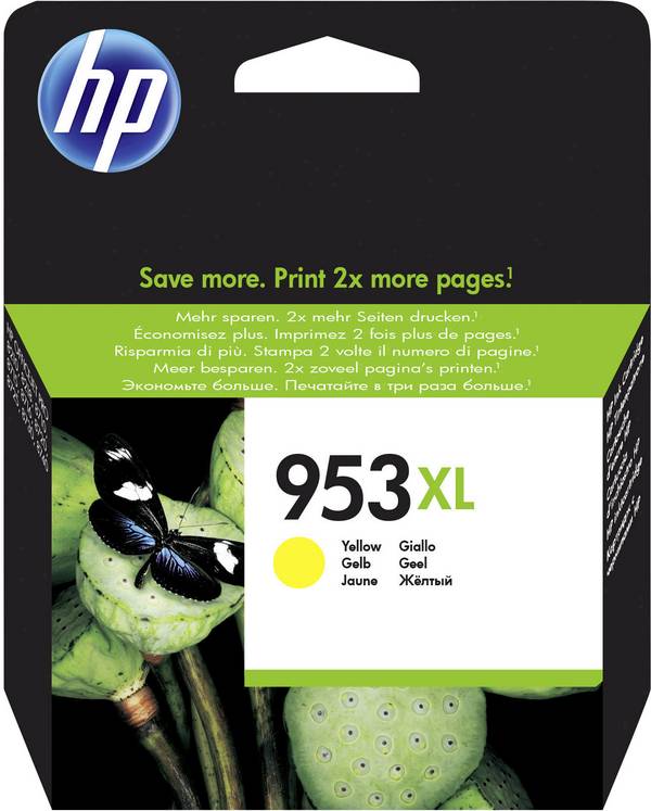 HP 953XL Druckerpatrone  Original Gelb F6U18AE Tinte