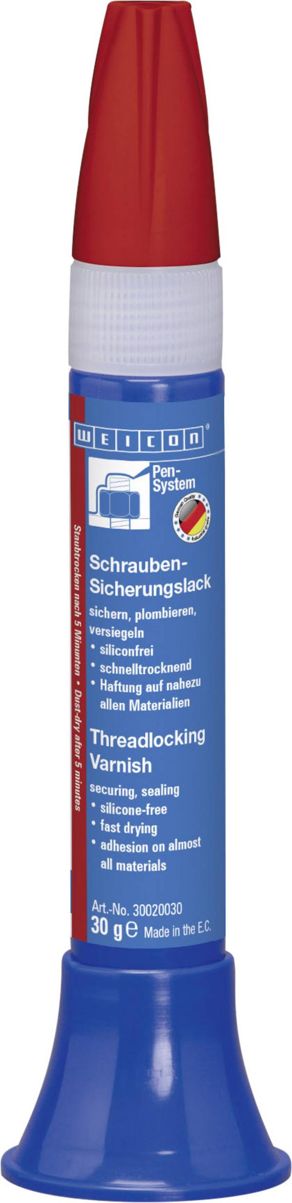 WEICON Schraubensicherungslack 30 g rot