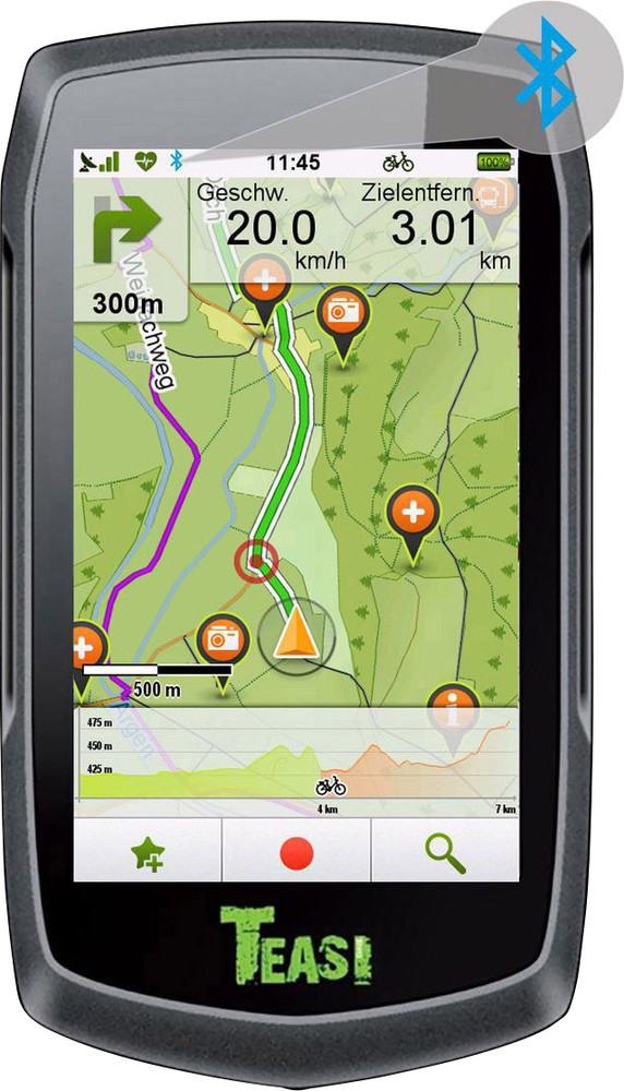 fahrrad navigationsgerät teasi one 3 extend