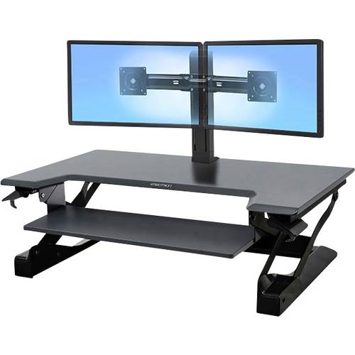 Thumbnail - Ergotron WorkFit-TL Sitz-Steh-Schreibtischaufsatz Höhen-Bereich: 38 cm (max) Schwarz