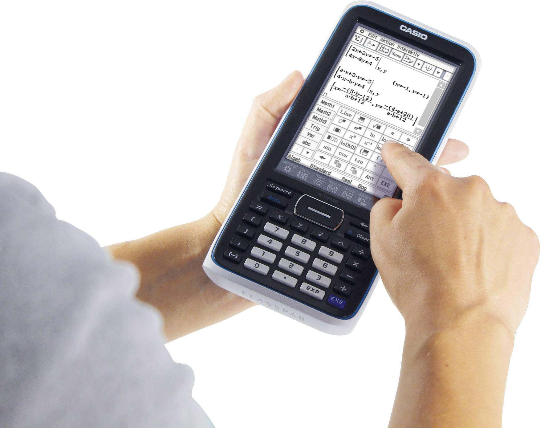 Casio FX-CP400 Grafikrechner Schwarz Display (Stellen): 25