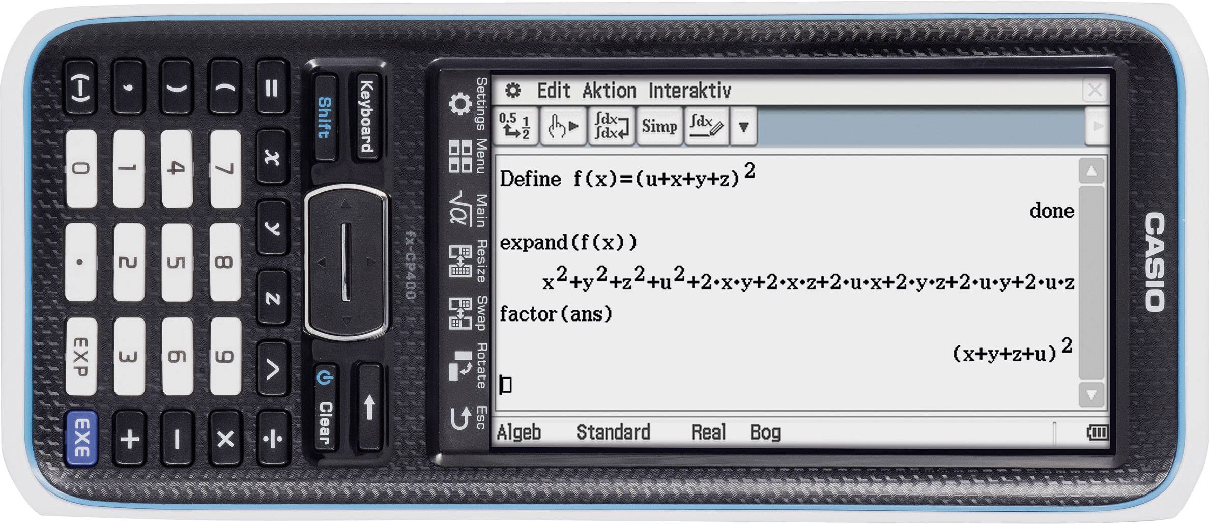 Casio fx-CP400 Schultaschenrechner mit 2024 Grafikfunktion