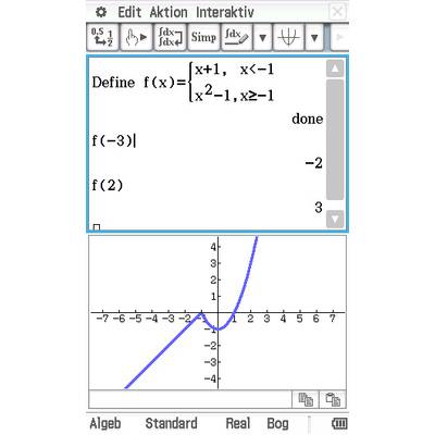 Casio FX-CP400 Grafikrechner Schwarz Display (Stellen): 25 batteriebetrieben (B x H x T) 89 x 21.1 x 206 mm-34