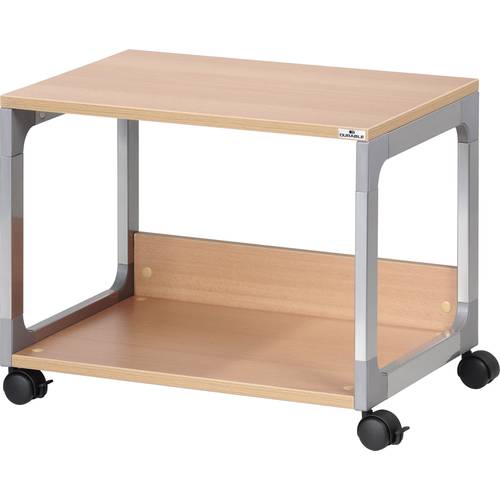 Durable Multifunktionswagen, System Trolley Metallic-Silber, Buche (B x H x T) 600 x 477 x 432 mm 3710124 1 St.