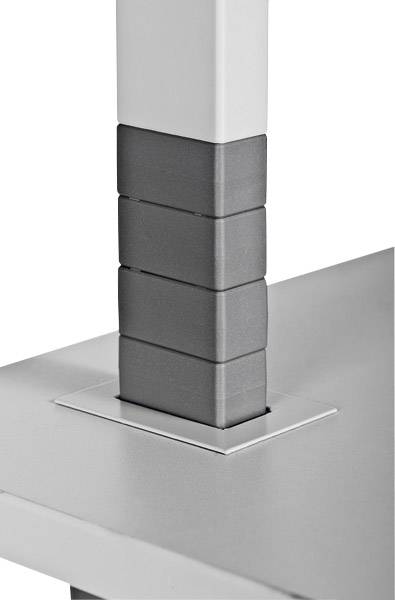 Durable Computer-Wagen höhenverstellbar, mit Rollen Höhen-Bereich: 920 bis 1220 mm (L x B x H) 550 x 800 x 925 mm Grau S-9