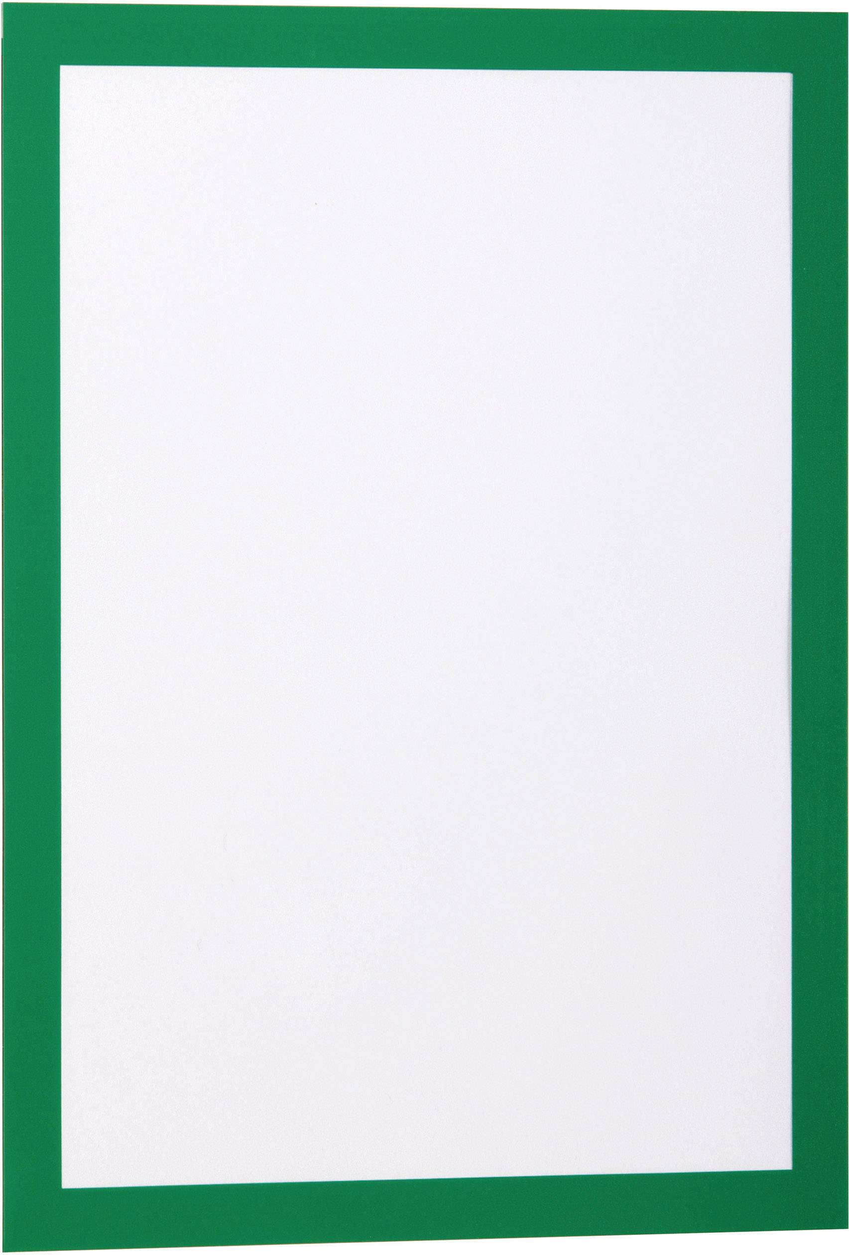 DURABLE DURAFRAME - Dokumentenhalterung - Oberflächenmontage - für A4 - grün (Packung mit 10)-1