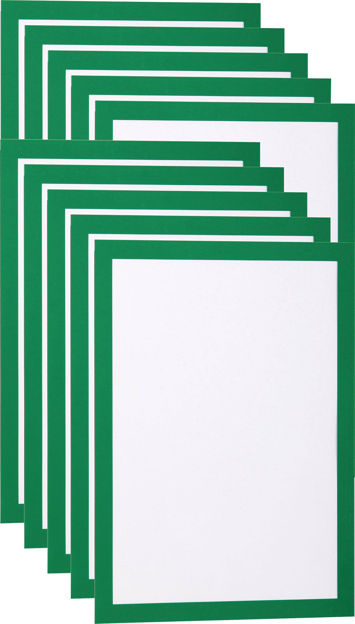 DURABLE DURAFRAME - Dokumentenhalterung - Oberflächenmontage - für A4 - grün (Packung mit 10)-0