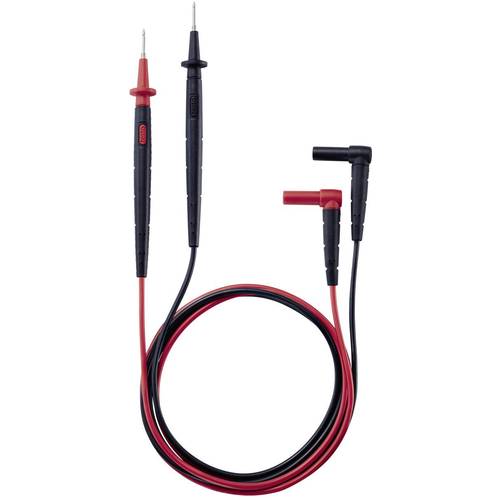 Thumbnail - testo 0590 0010 Sicherheits-Messleitungs-Set Stecker 4 mm Prüfspitze 1.22 m Schwarz, Rot 1 St.