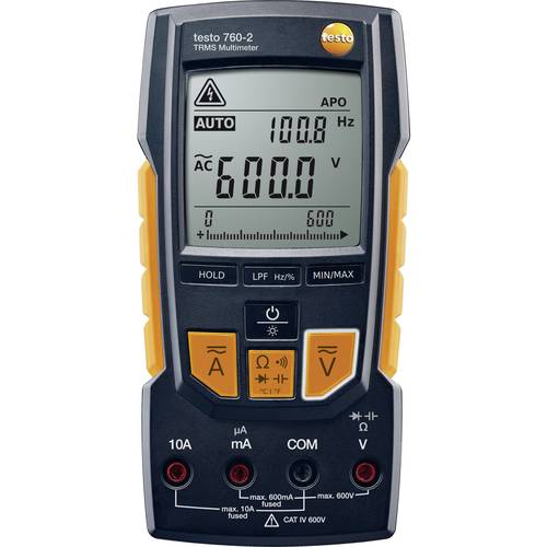 Thumbnail - testo 760-2 Hand-Multimeter digital CAT III 1000 V, CAT IV 600 V Anzeige (Counts): 6000