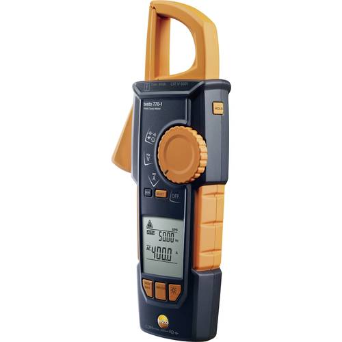 testo 770-1 Stromzange, Hand-Multimeter kalibriert (ISO) digital CAT III 1000 V, CAT IV 600 V Anzeige (Counts): 4000
