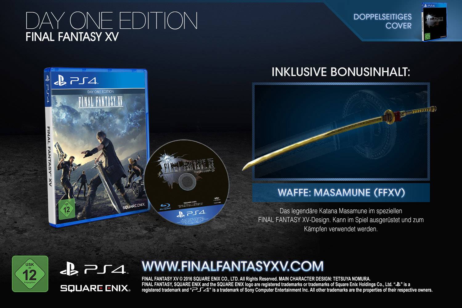 Final Fantasy XV (Day One Edition) PS4 USK: 12-1