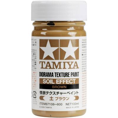 Tamiya 87108 Modellbahn-Texturfarbe Braun 100 ml